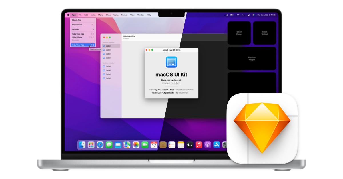 Apple Library: MacOS Style FREE UI Library –
